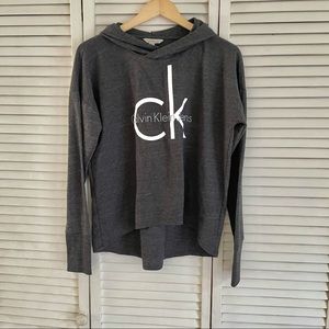 Calvin Klein gray hoodie size small
